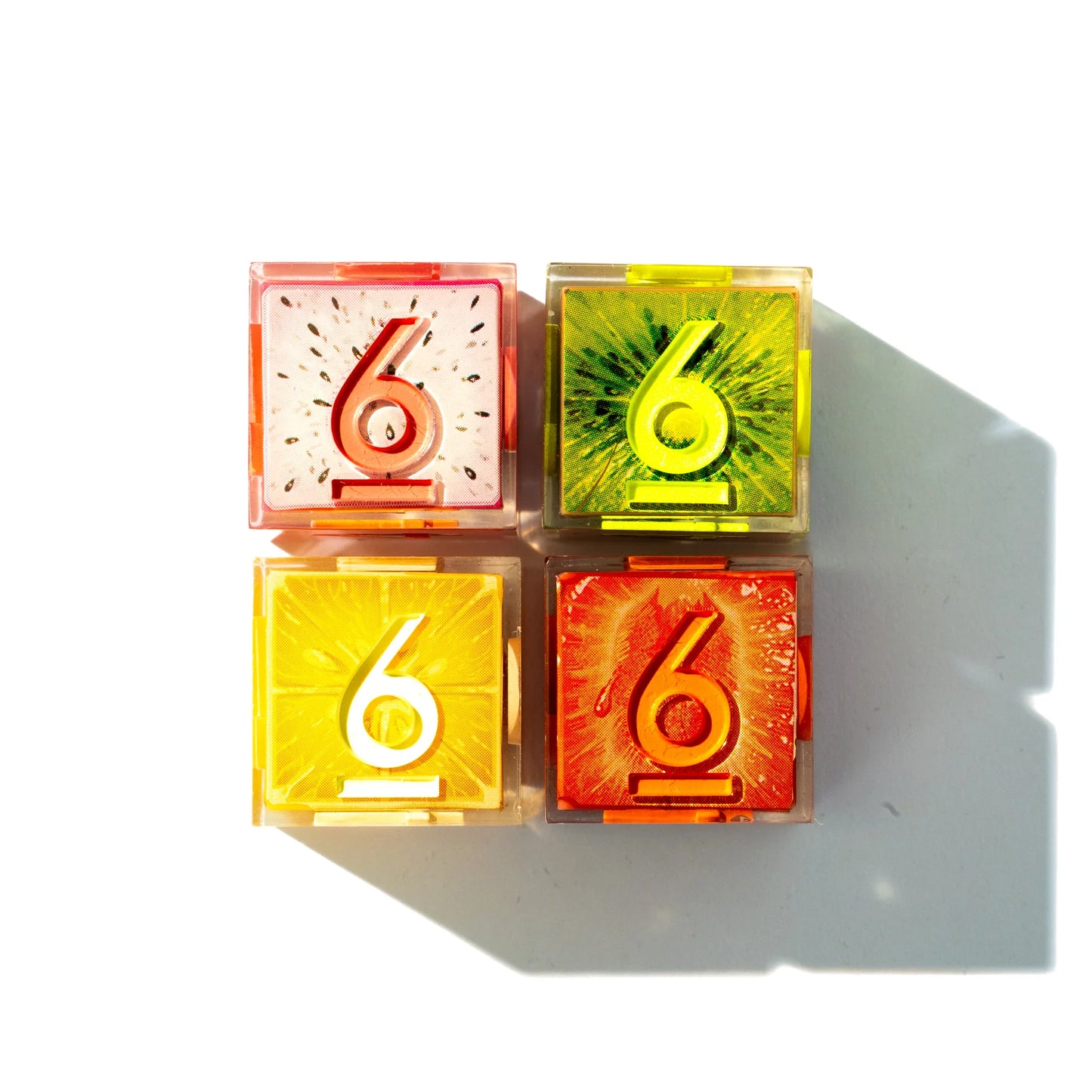 Fruit Slice 4-Piece Iconic D6 Set