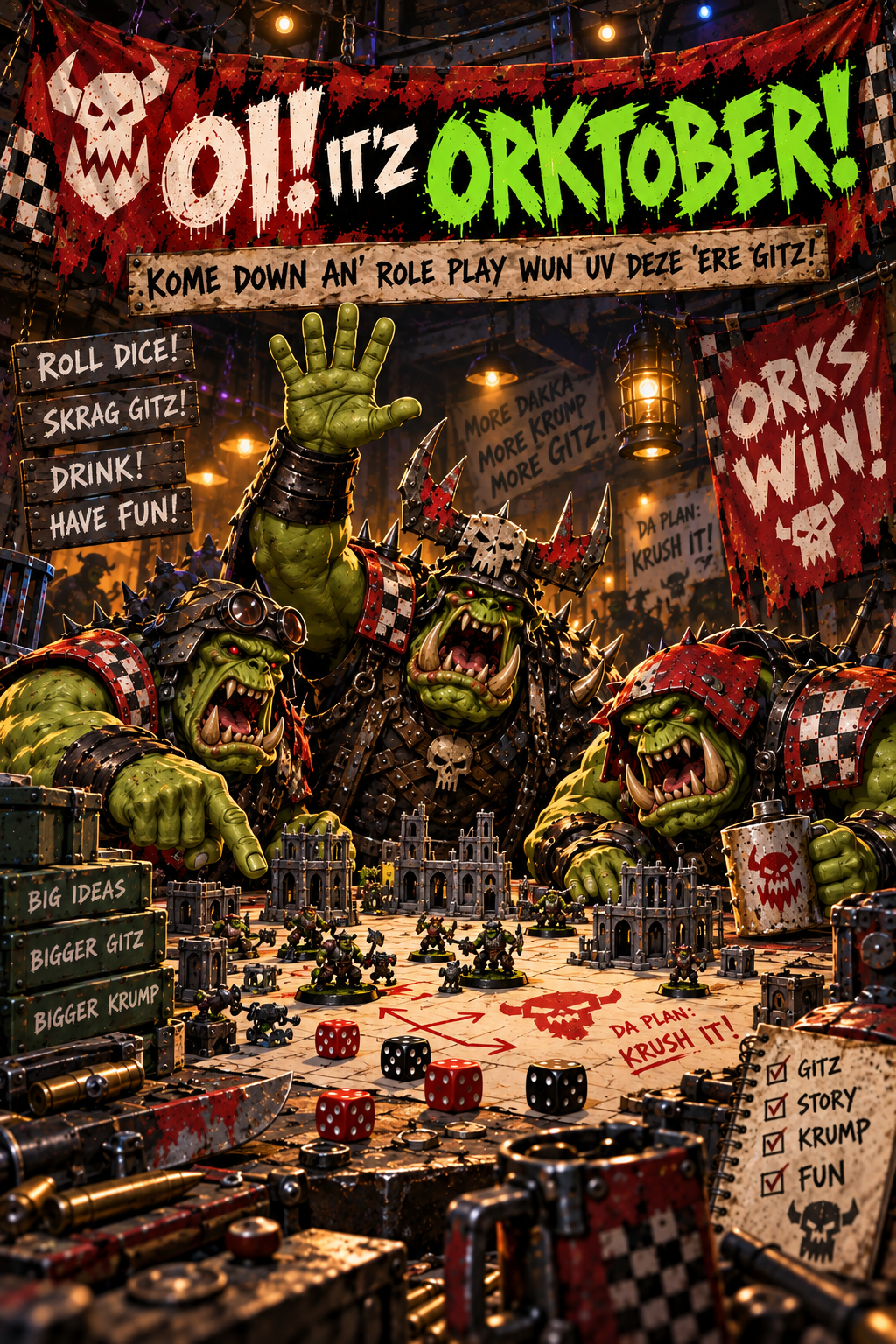 ORK-Tober FREEBOOTAZ RPG Session hosted by Boss-Mek Billybob (Event Ticket for 10/3/26)
