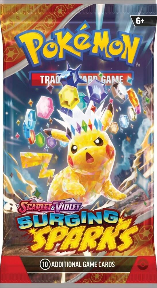 Pokemon: Trading Card Game - Scarlet & Violet - Surging Sparks Booster Rogue State Games Pokemon: Trading Card Game - Scarlet & Violet - Surging Sparks Booster Rogue State Games