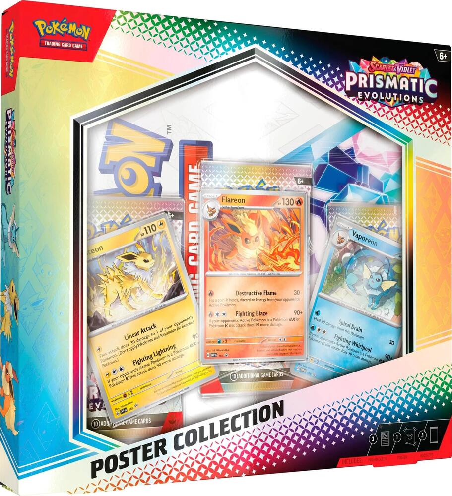 Pokemon: Trading Card Game - Scarlet & Violet - Prismatic Evolutions Poster Collection