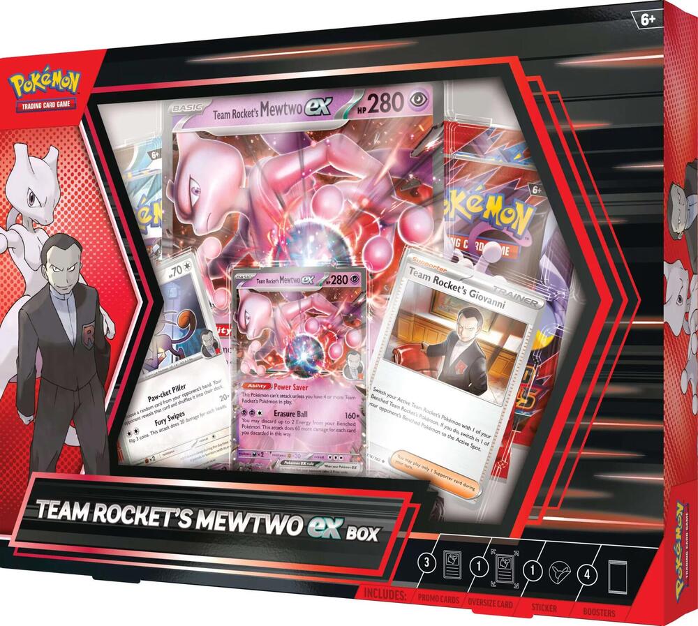 Pokemon: Trading Card Game - Scarlet & Violet - Team Rocket's Mewtwo EX Box