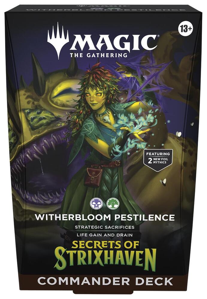 Magic: The Gathering - Secrets of Strixhaven - Witherbloom Pestilence Commander Deck