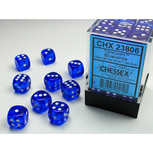 Chessex: 12mm D6 Dice Block (36 Dice)
