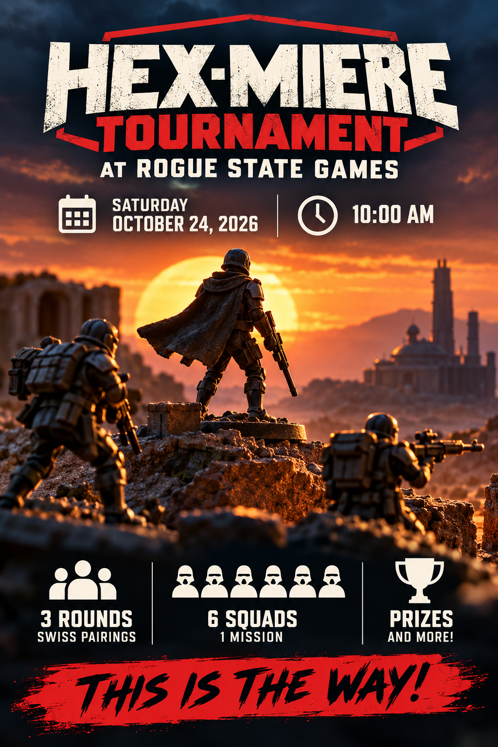 Star Wars Shatterpoint Hex-miere Tournament (Event Ticket For 10/24/26)