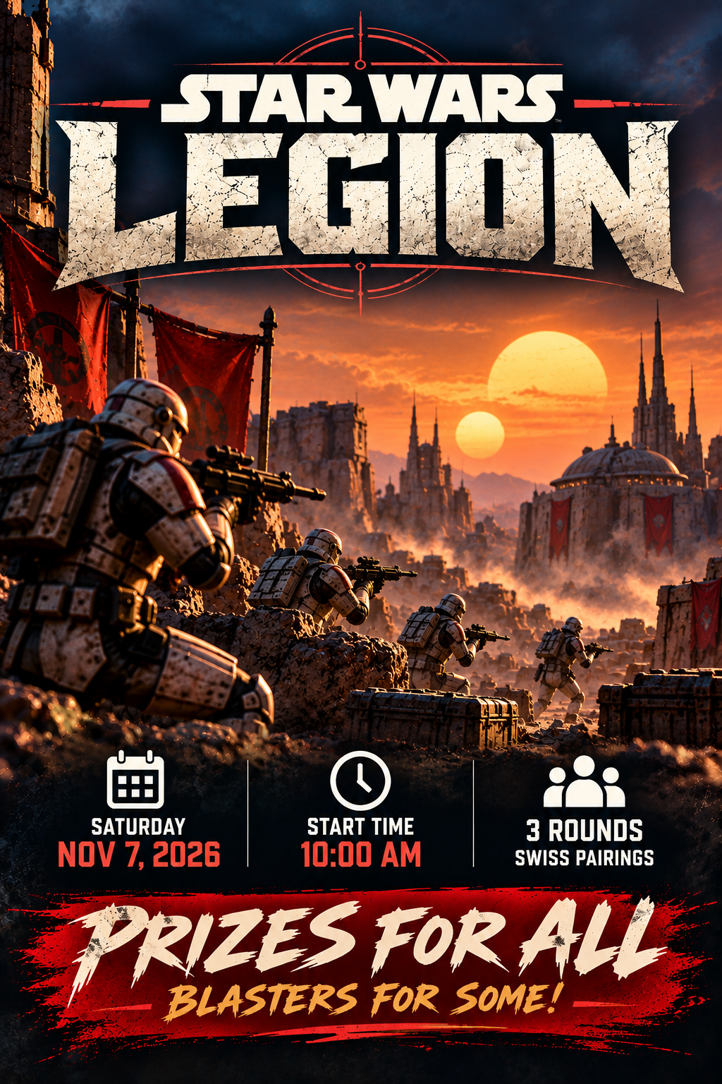 Star Wars: Legion Tournament (Event ticket for 11/7/2026)
