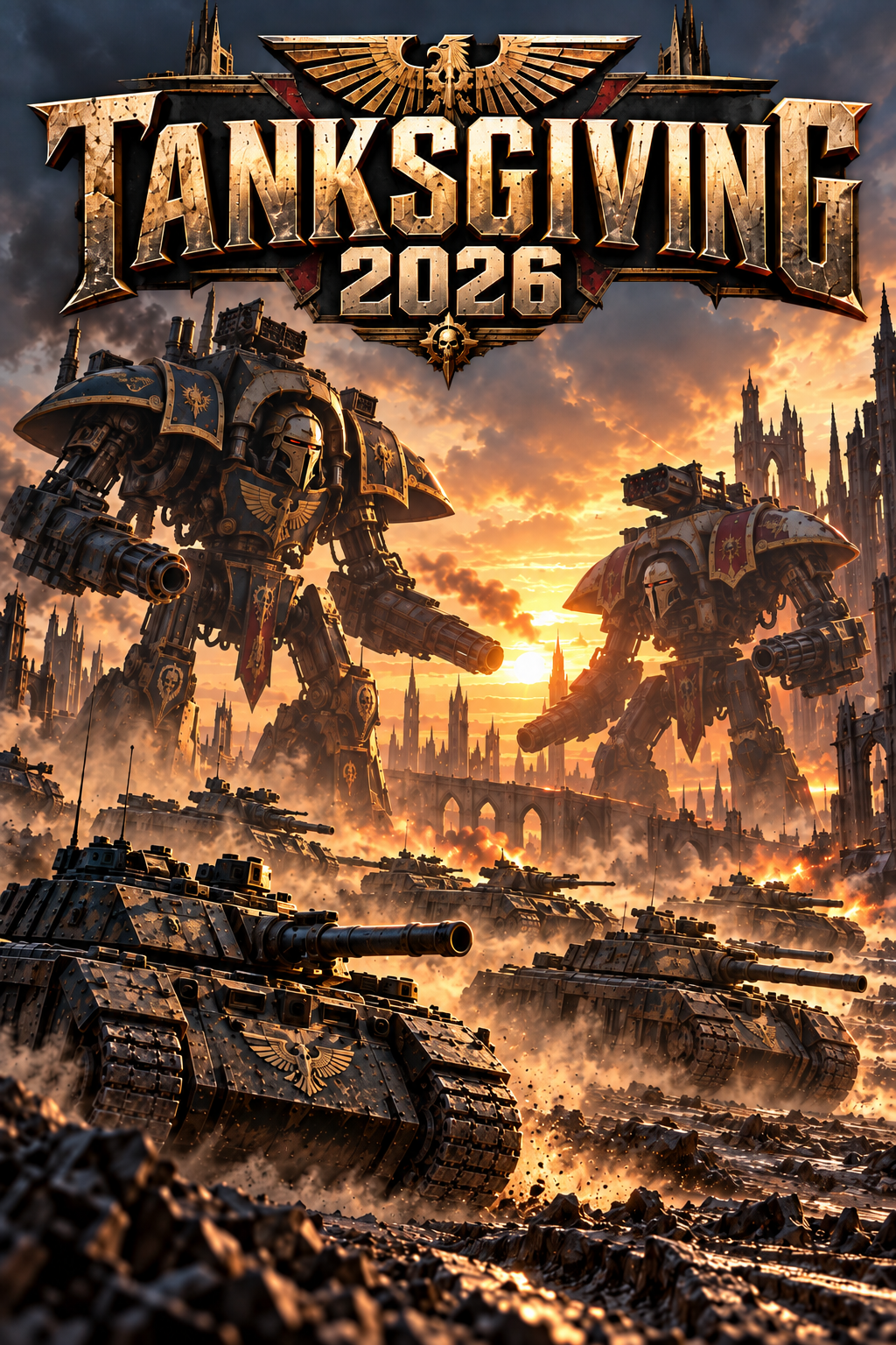 Heresy Roadshow Presents: TanksGiving 2026 (Event Ticket for 11/8/26)