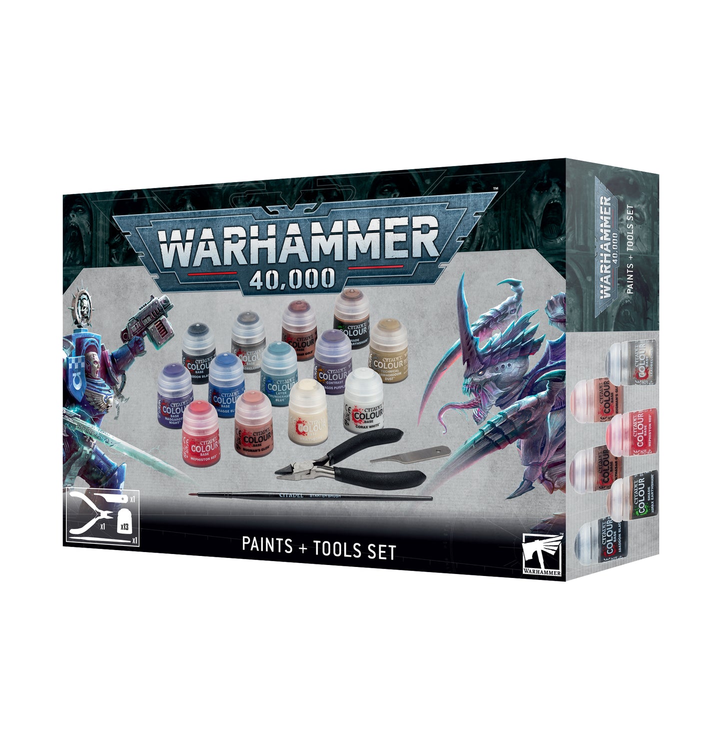 Warhammer: 40,000 - Paints and Tools Set