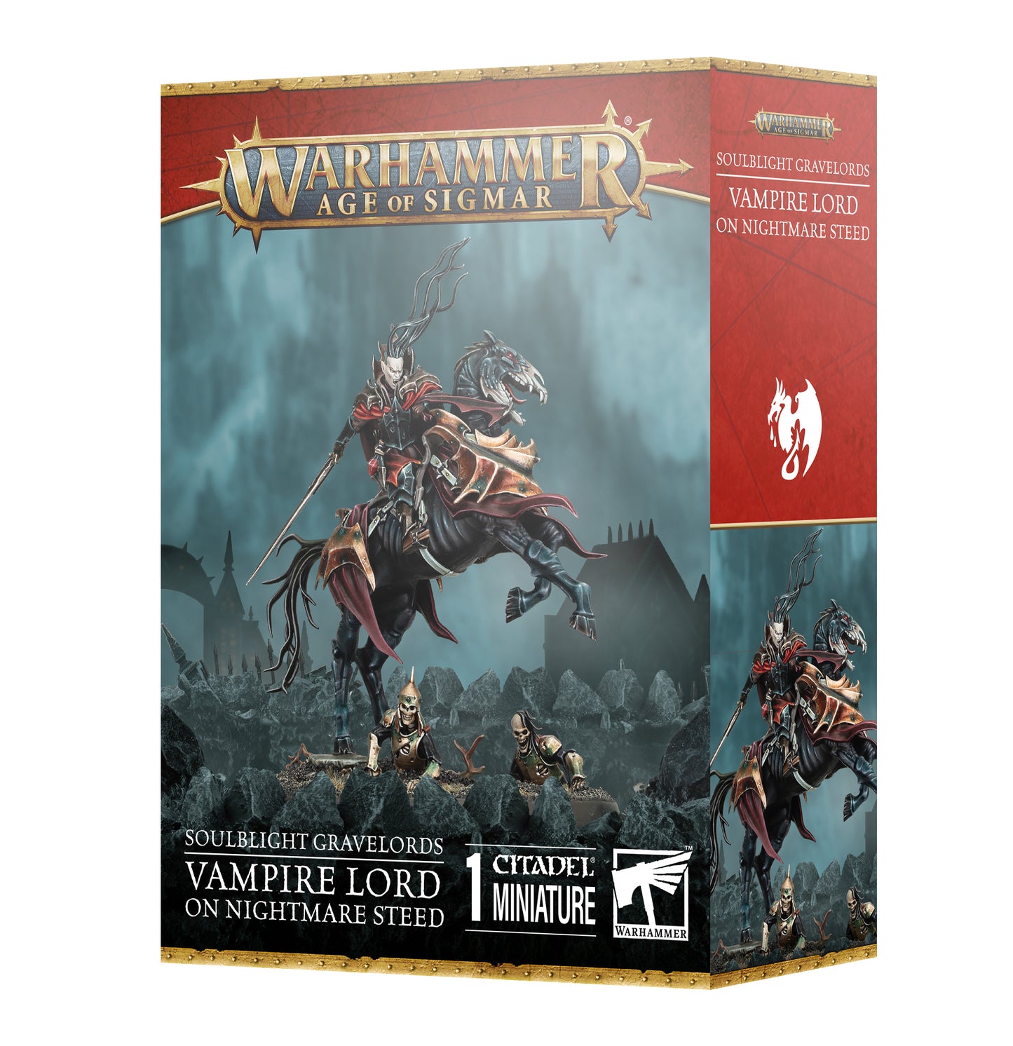 Warhammer: Age of Sigmar - Soulblight Gravelords - Vampire Lord on Nightmare Steed