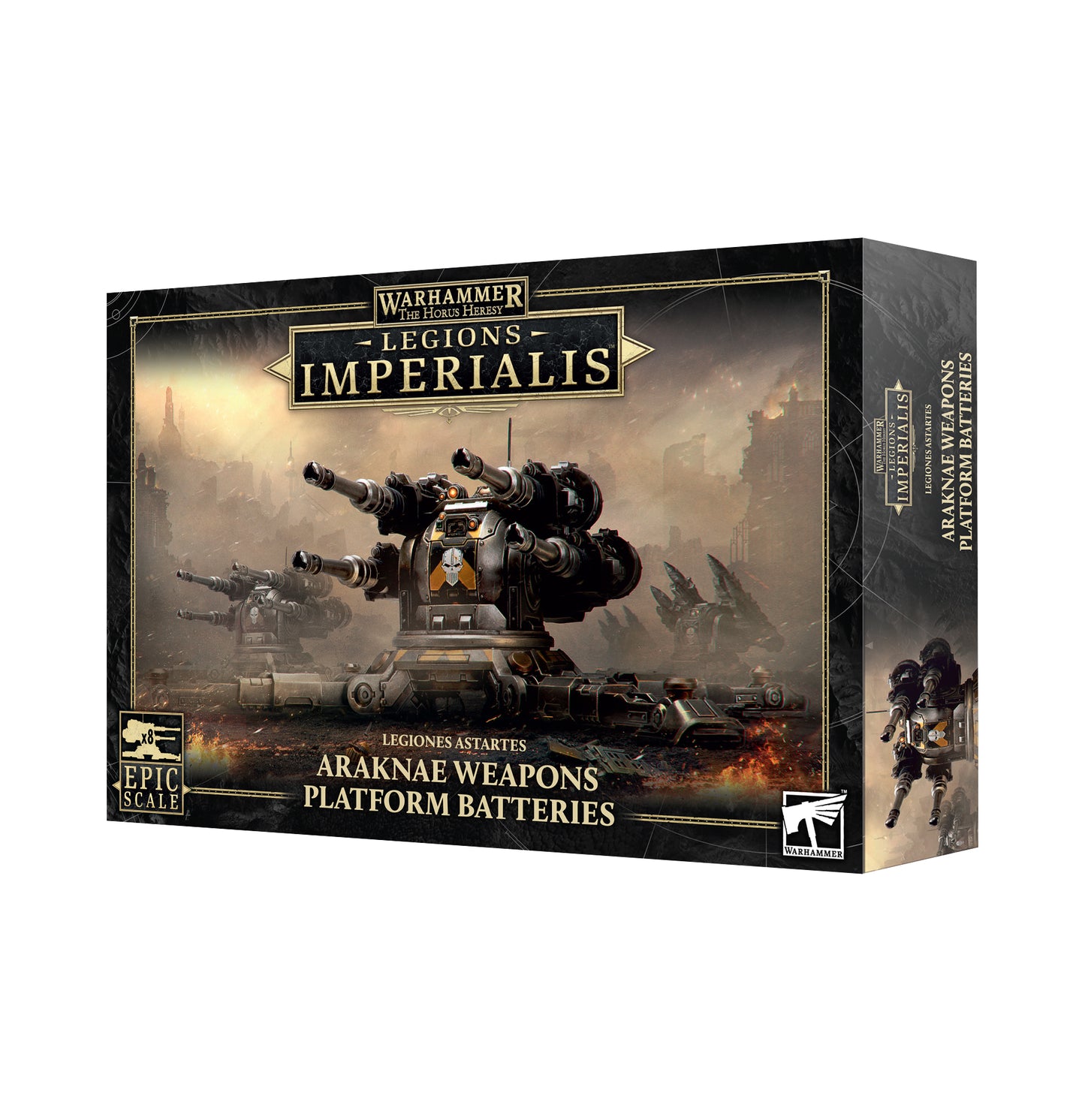 Warhammer: The Horus Heresy - Legions Imperialis: Legiones Astartes - Araknae Weapons Platform Batteries (Pre-Order) (Releases: 12/20/2025)