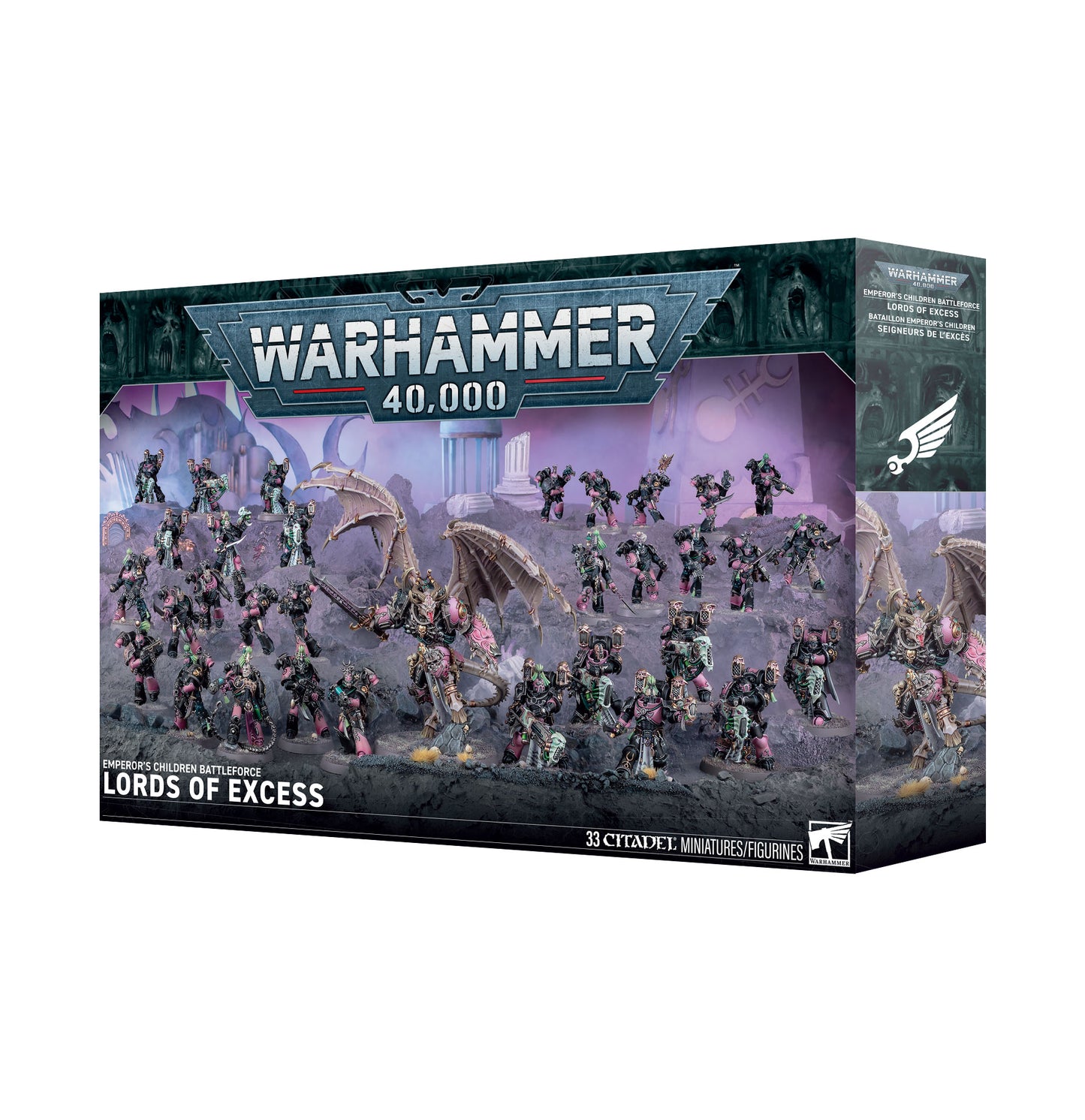 Warhammer: 40,000 - Battleforce: Emperor's Children - Lords of Excess (Pre-Order) (Releases: 2/14/2026)