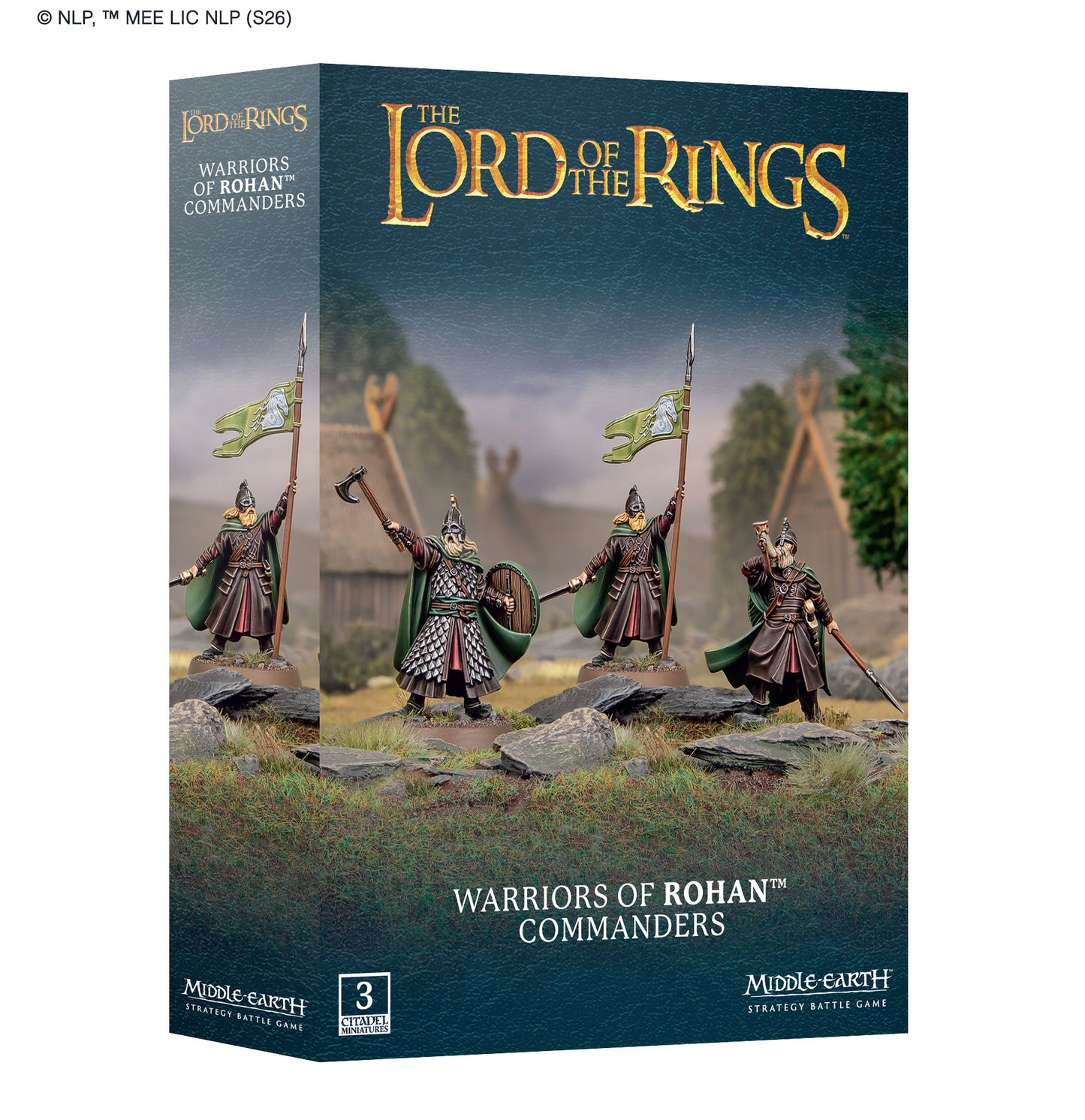 Lord of The Rings: Middle-Earth Strategy Battle Game - Warriors of Rohan Commanders (Pre-Order) (Releases: 7/18/26)
