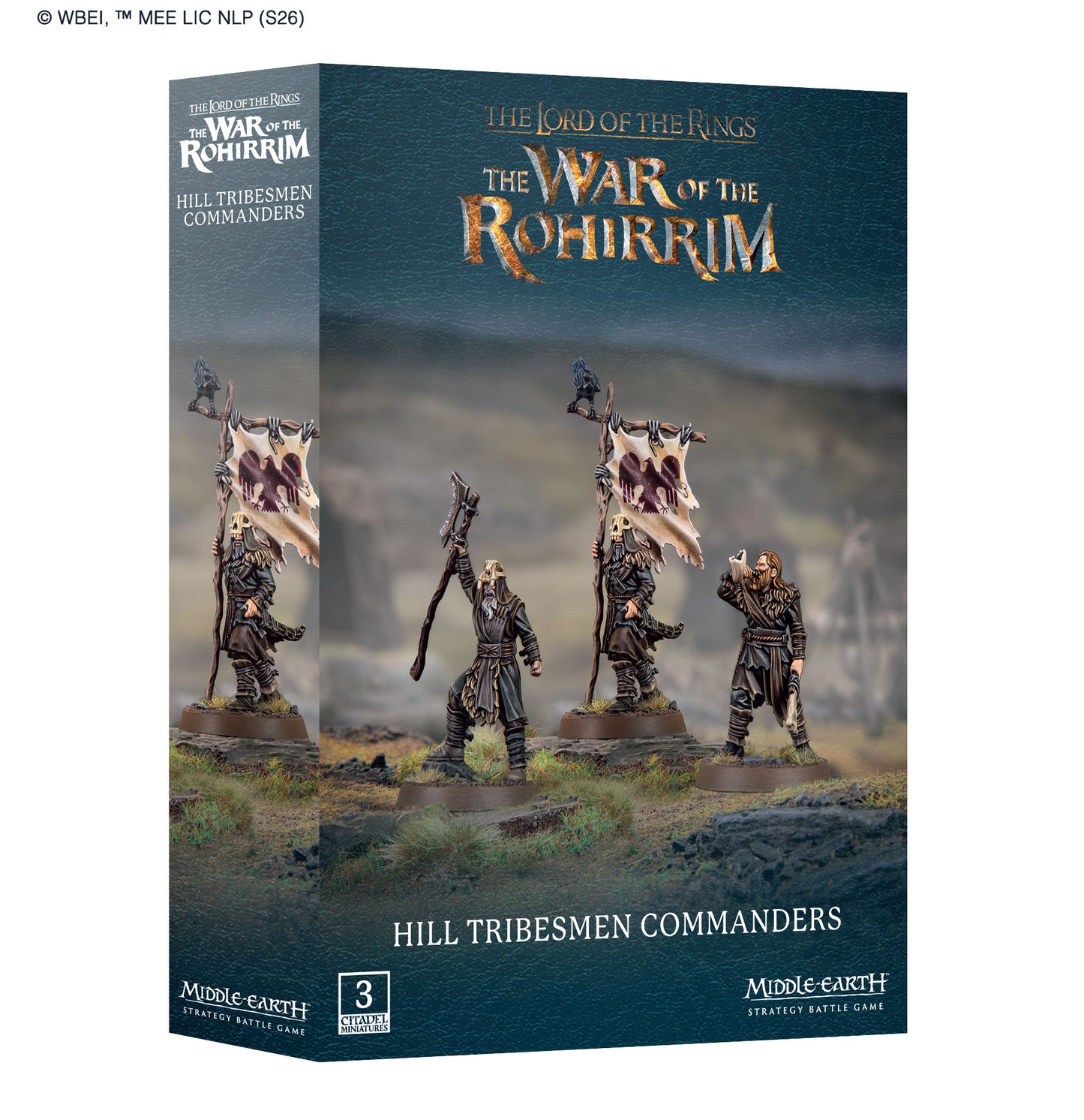 Lord of The Rings: Middle-Earth Strategy Battle Game - Hill Tribesmen Commanders (Pre-Order) (Releases: 7/18/26)