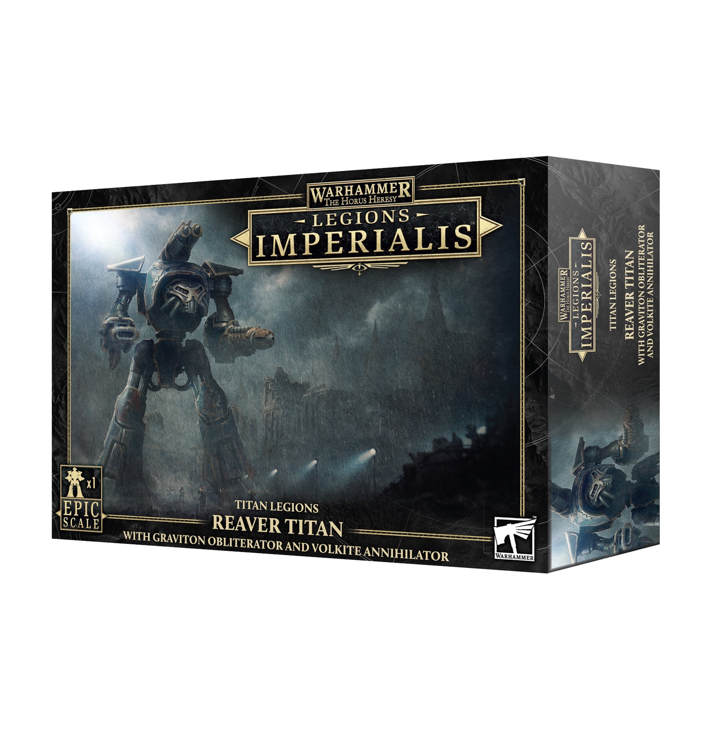Warhammer: The Horus Heresy - Legion Imperialis: Titan Legions - Reaver Titan with Graviton Obliterator and Volkite Annihilator (Pre-Order) (Releases: 8/1/26)