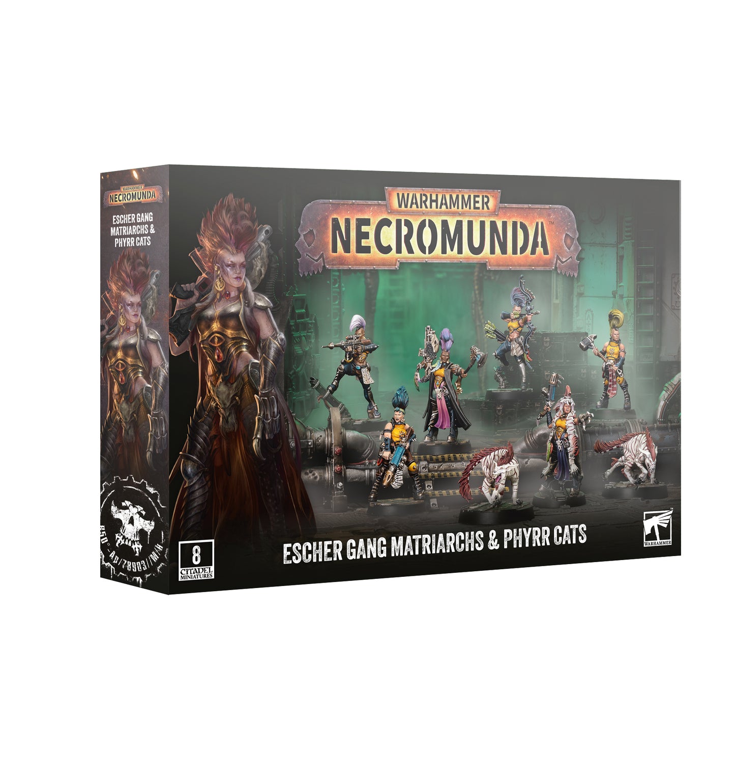 Necromunda: Escher Gang Matriarchs and Phyrr Cats (Pre-Order) (Releases: 9/19/2026)