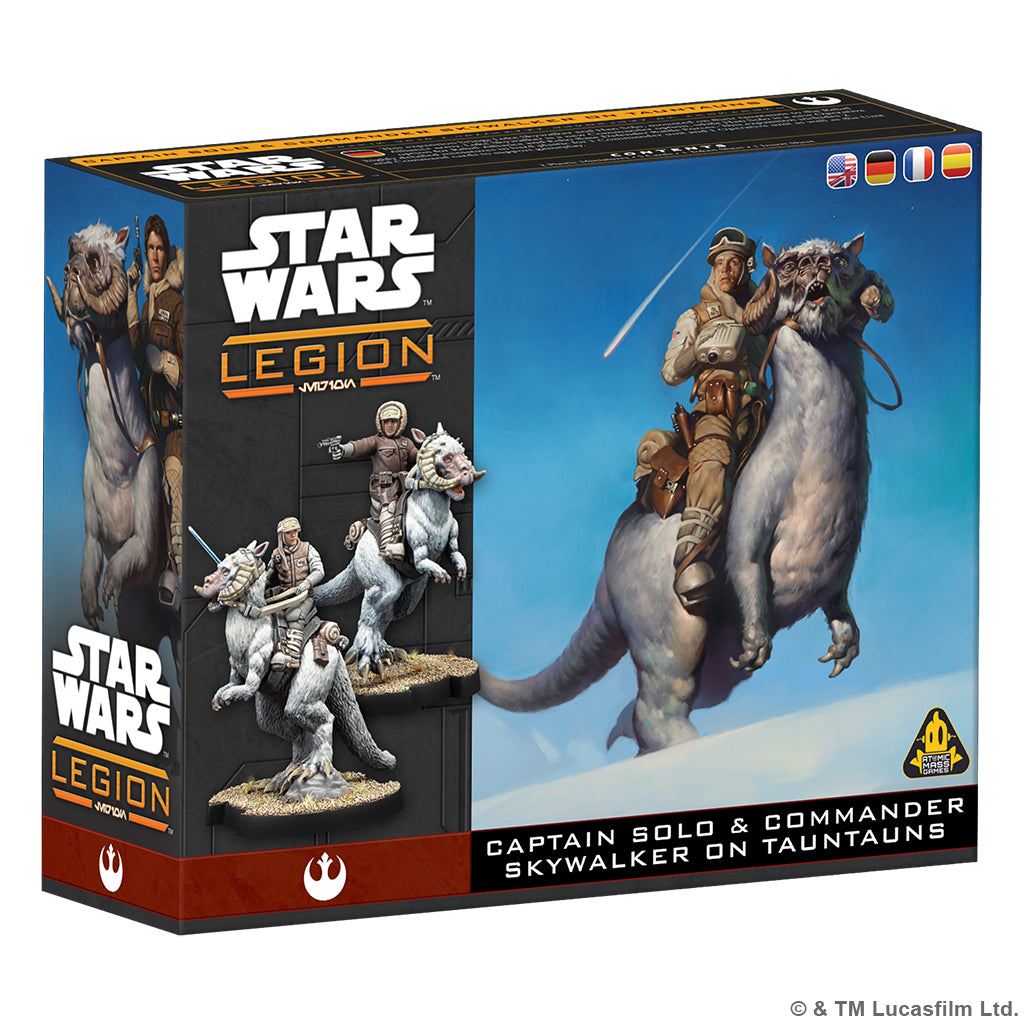 Star Wars: Legion - Captain Solo and Commander Skywalker on Tauntauns