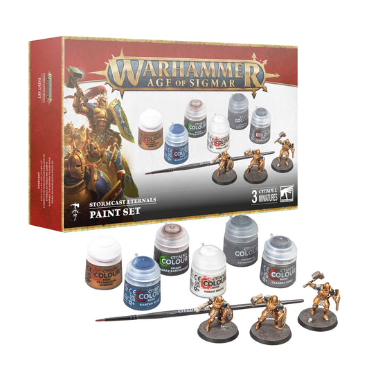 Warhammer: Age of Sigmar - Stormcast Eternals and Paints Set