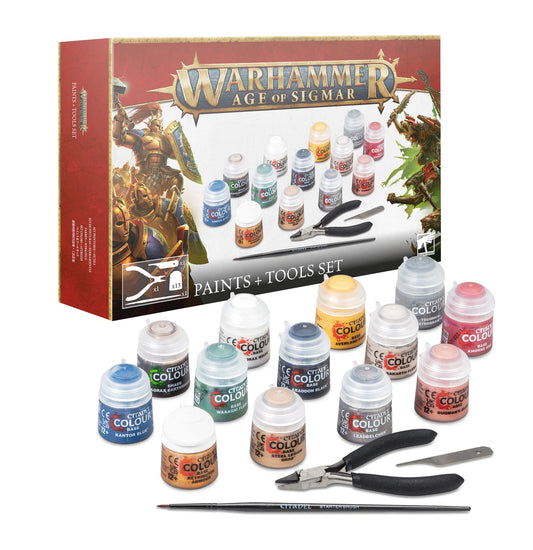 Warhammer: Age of Sigmar - Paints and Tools Set