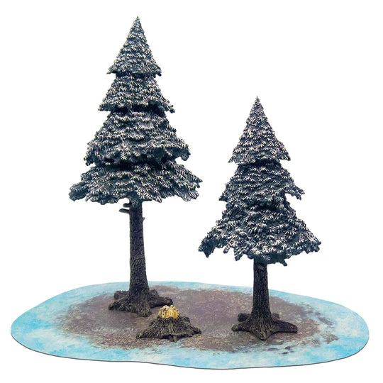 Monster Scenery: Snowy Pine Forest