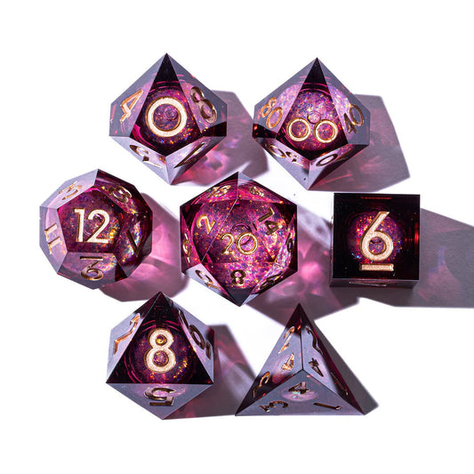 Nosferfatu 7-Piece Liquid Core Dice Set
