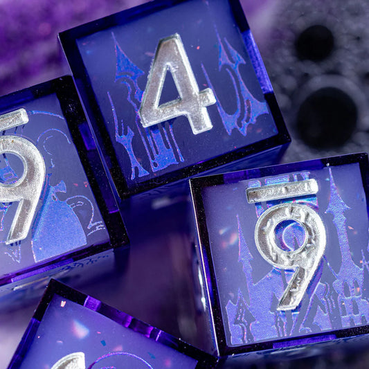 Haunted Landscapes 4-Piece Glow In The Dark Iconic D6 Set