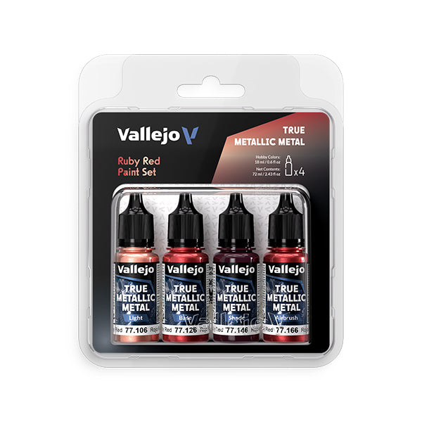 Vallejo: True Metallic Metal Set