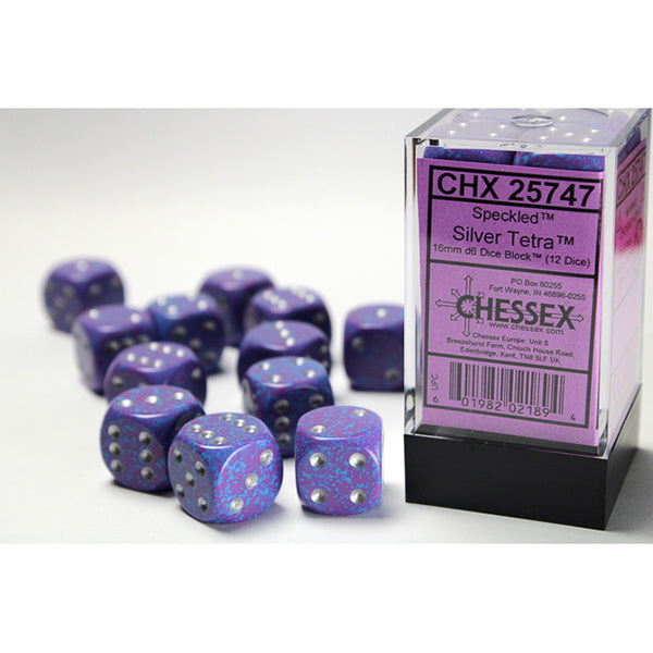Chessex: 16mm D6 Dice Block (12 Dice)