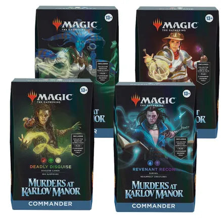 Magic: The Gathering - Murders at Karlov Manor - Commander Deck Display (1 of Each Commander Deck)