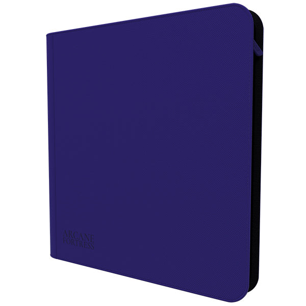 Arcane Fortress: 12 Pocket Solid Color Zipper Binder (Multiple Styles)