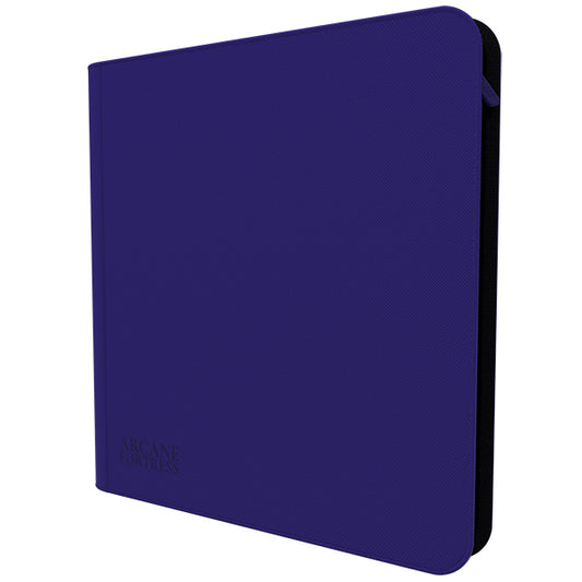 Arcane Fortress: 12 Pocket Solid Color Zipper Binder (Multiple Styles)