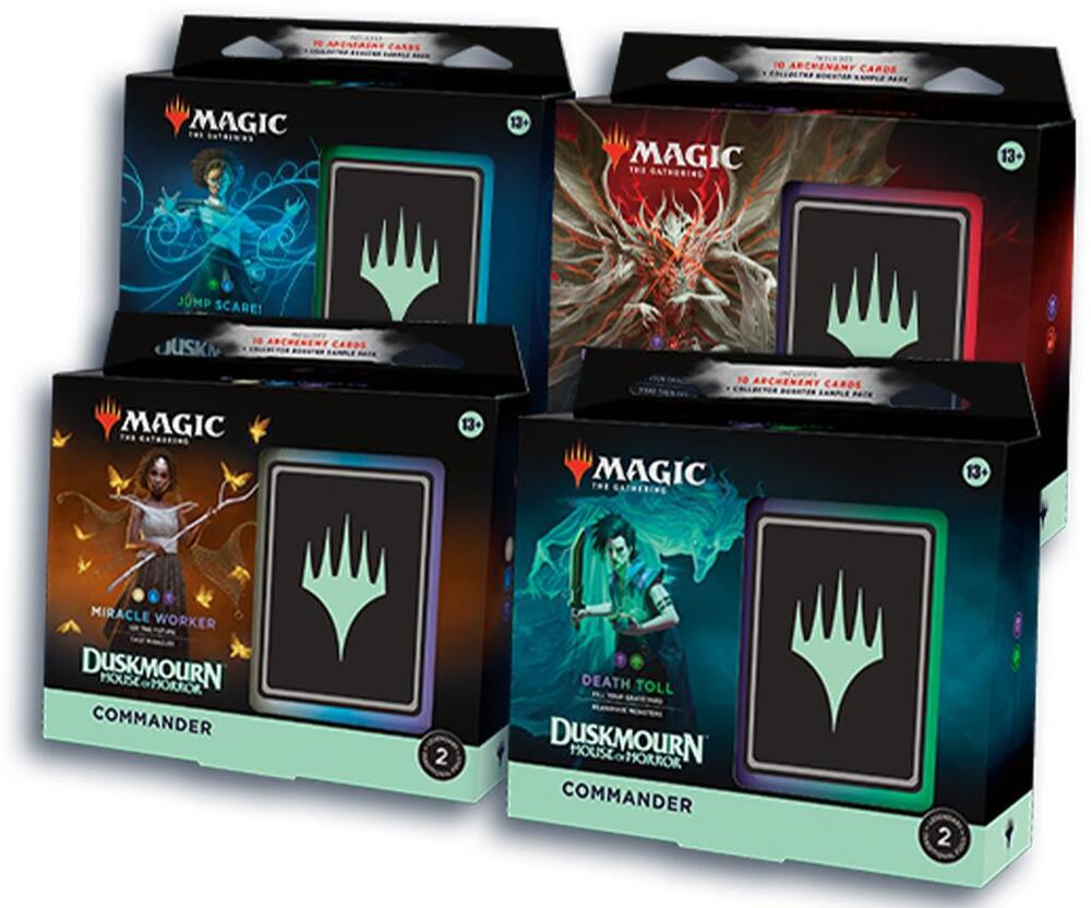 Magic: The Gathering - Duskmourn: House of Horror - Commander Deck Display (1 of Each Commander Deck)