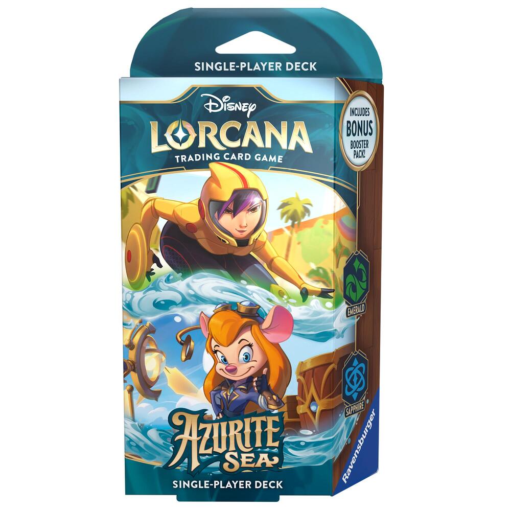 Disney Lorcana: Azurite Sea - Starter Deck (Emerald & Sapphire)