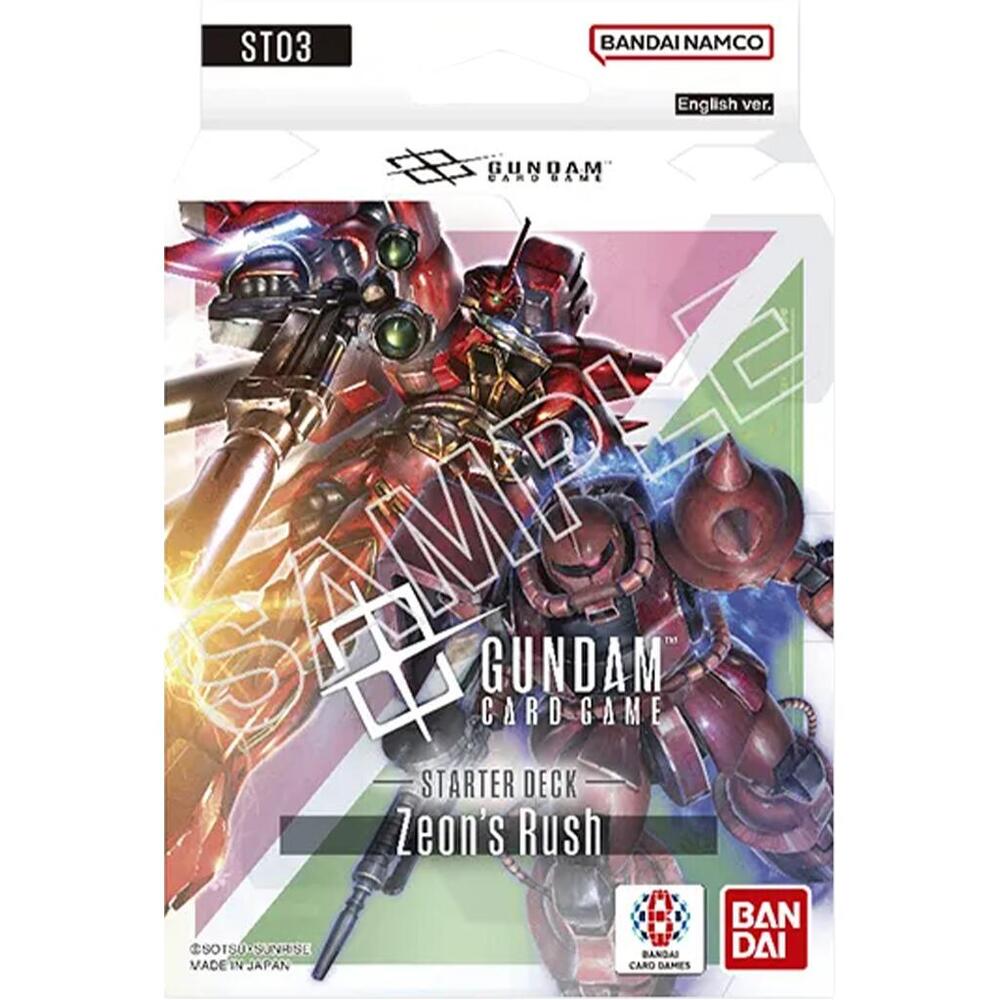 Gundam Card Game: Starter Deck 03 - Zeon's Rush