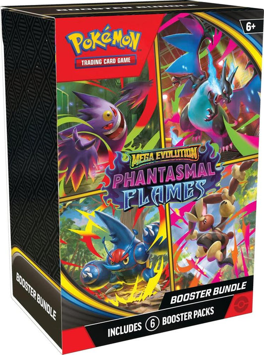 Pokemon: Trading Card Game - Mega Evolution - Phantasmal Flames Booster Bundle