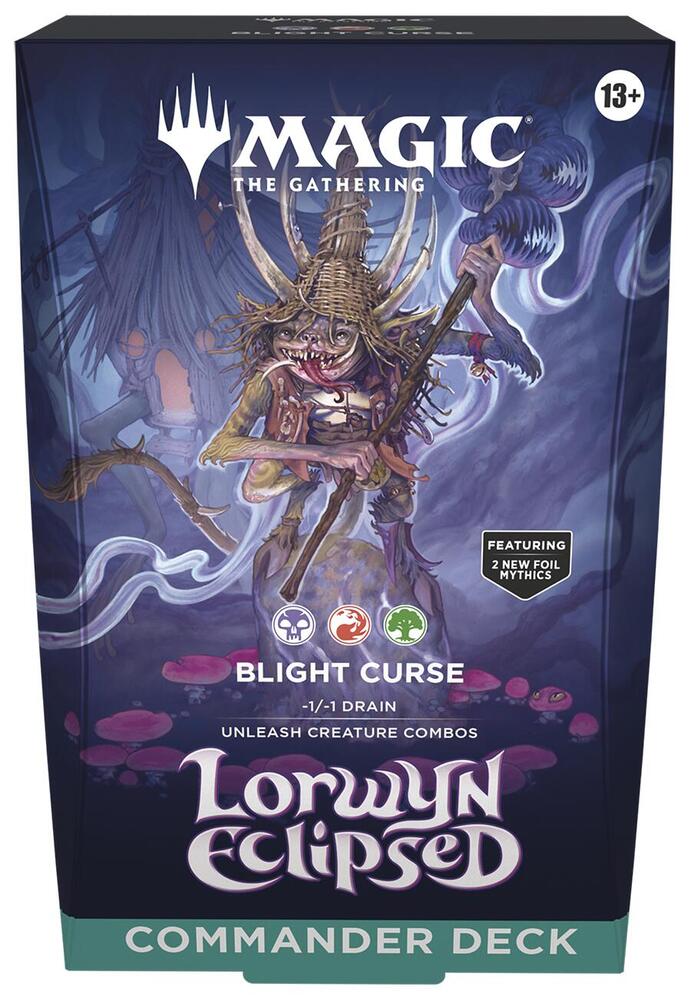 Magic: The Gathering - Lorwyn Eclipsed - Blight Curse Commander Deck