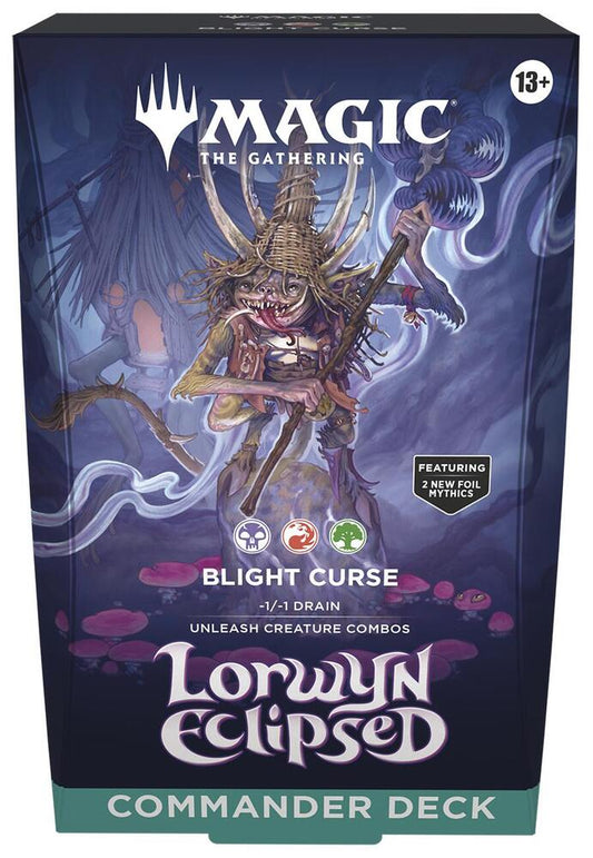 Magic: The Gathering - Lorwyn Eclipsed - Blight Curse Commander Deck