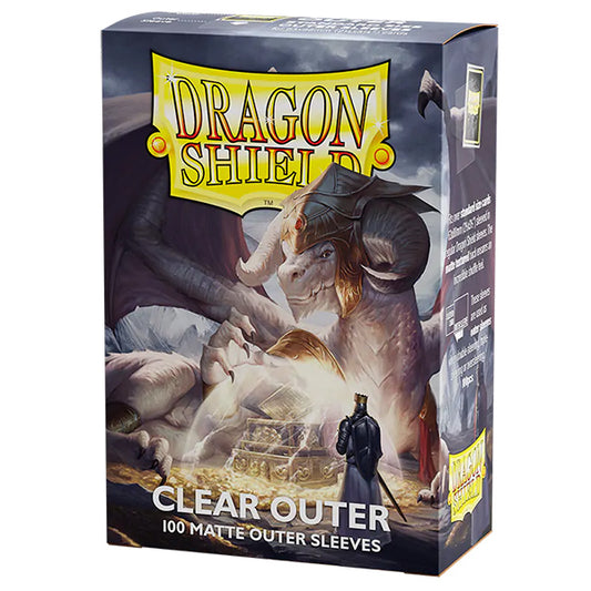 Dragon Shield Sleeves: Standard- Clear Outer Sleeves - Clear (100 ct.)