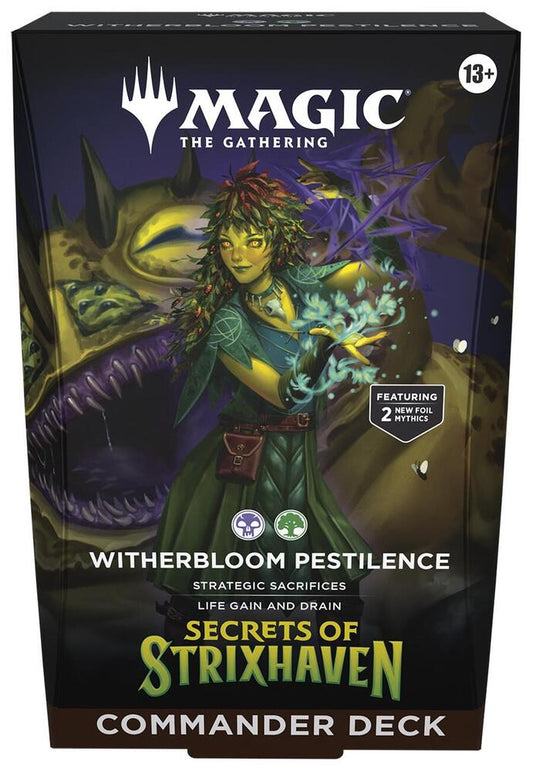 Magic: The Gathering - Secrets of Strixhaven - Witherbloom Pestilence Commander Deck