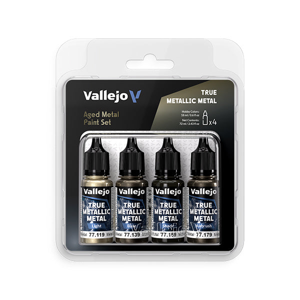 Vallejo: True Metallic Metal Set