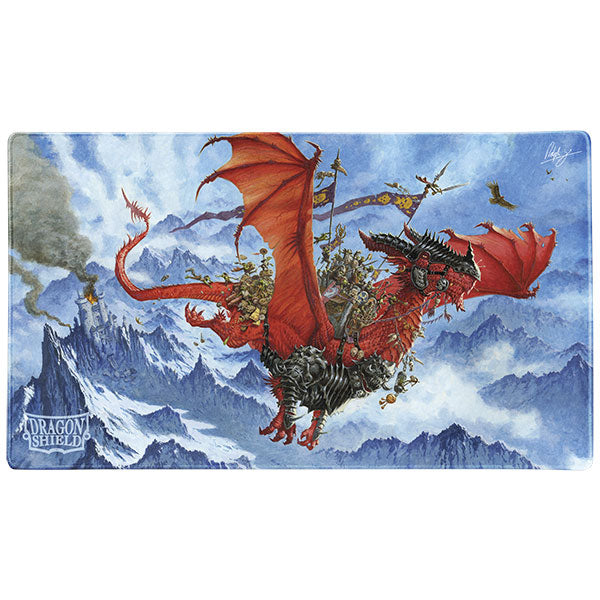 Dragon Shield: Playmat with Tube- 'Signature Series- The Raid' Art, Limited Edition