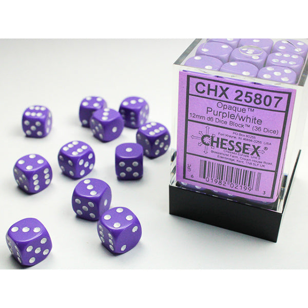 Chessex: 12mm D6 Dice Block (36 Dice)