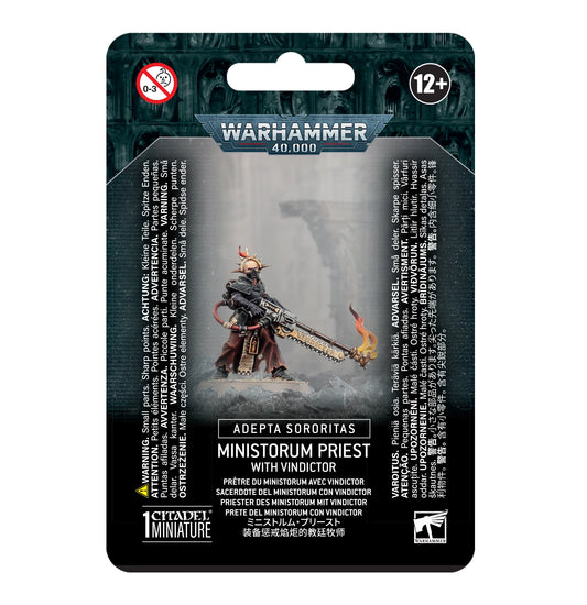 Warhammer: 40,000 - Adepta Sororitas - Ministorum Priest with Vindictor