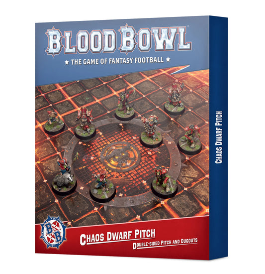 Blood Bowl: Chaos Dwarf Team Pitch and Dugouts