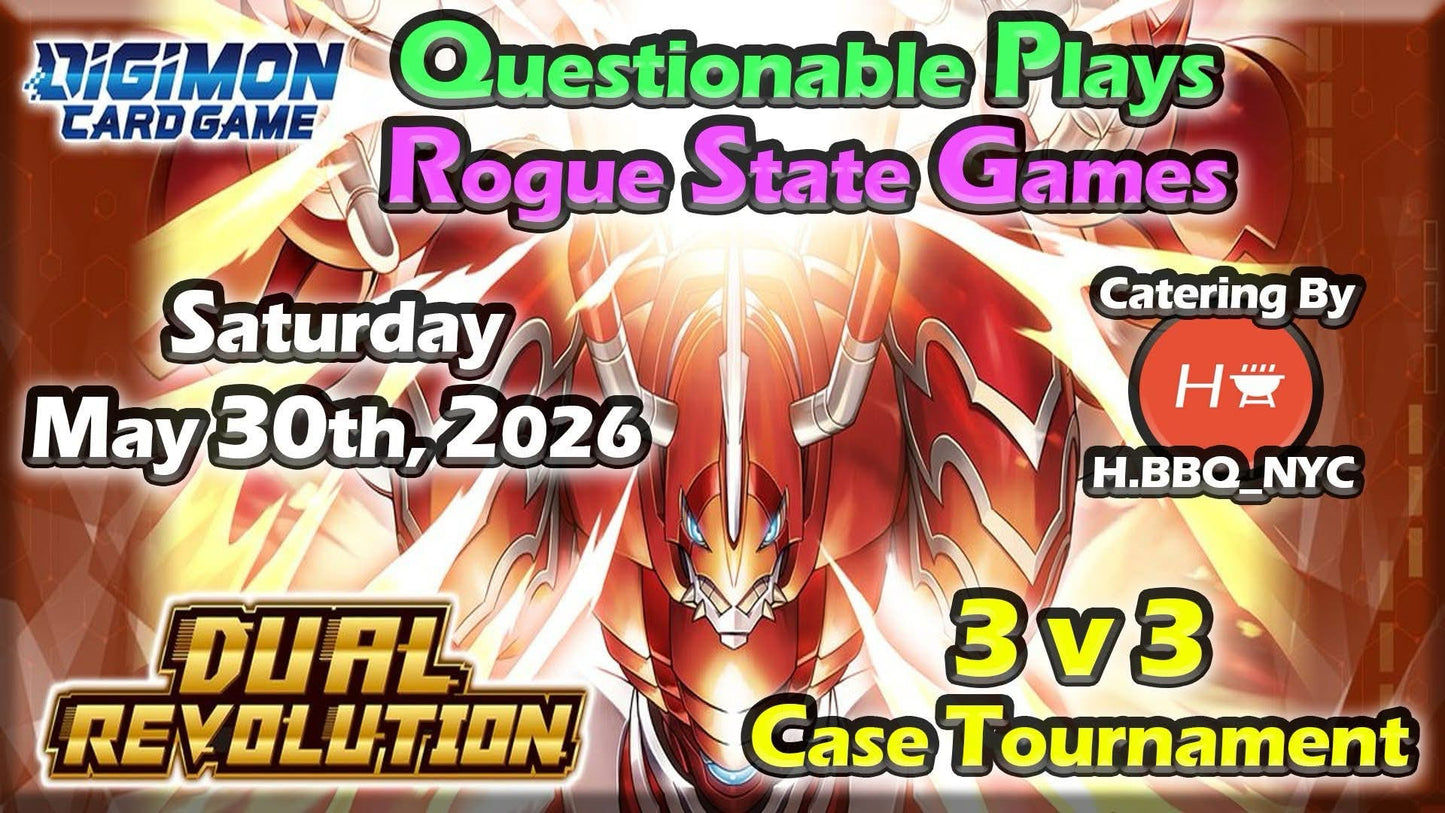 Digimon BT25 3V3 Team Tournament (Event ticket for 5/30/26)