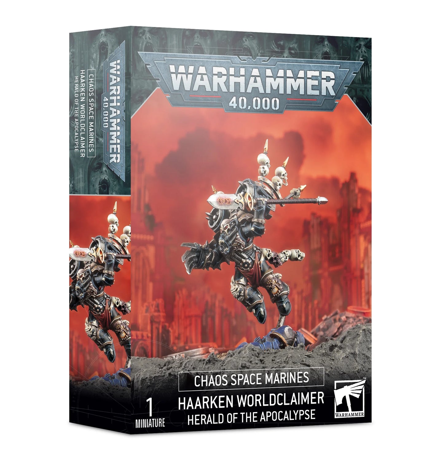 Warhammer: 40,000 - Chaos Space Marines - Haarken Worldclaimer, Herald of the Apocalypse