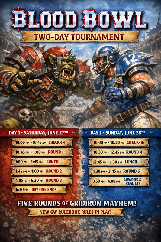 Rogue State Games Summer Blood Bowl Two-Day Tournament