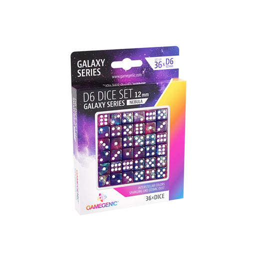 Gamegenic: Galaxy Series - Nebula - D6 Dice Set 12 mm (36 pcs)