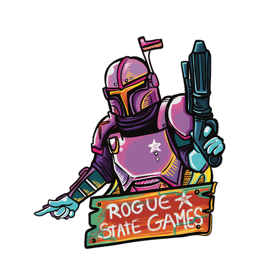 Rogue State Games - May the 4th Mandolorian Sticker (Artist: Kawaii Kaijuu)