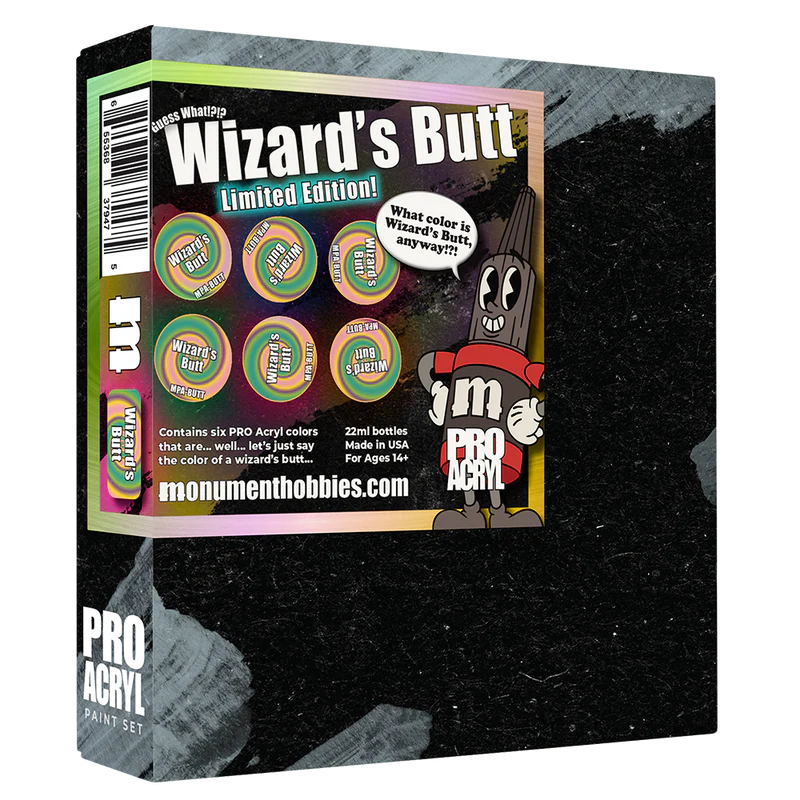 Pro Acryl Paints - Wizard Butt Set!