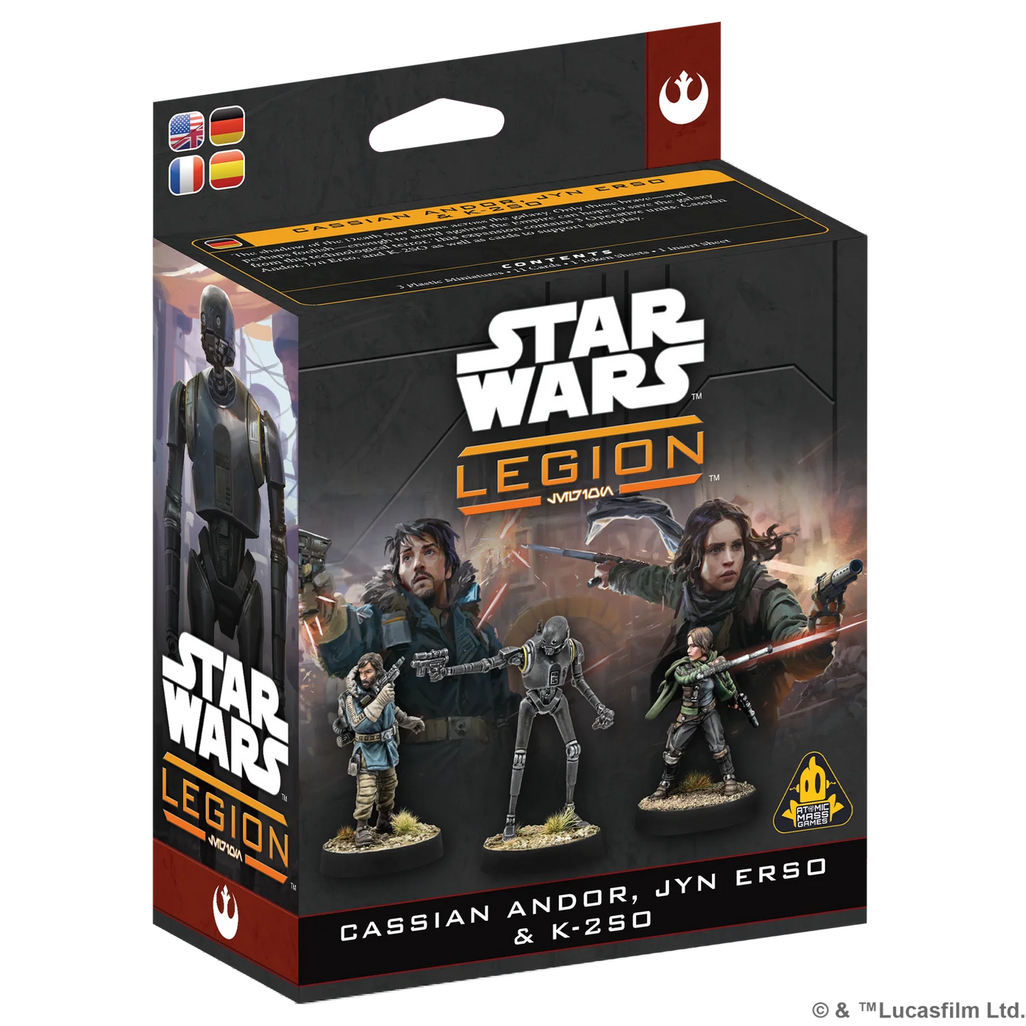 Star Wars: Legion – Cassian Andor, Jyn Erso and K-2SO