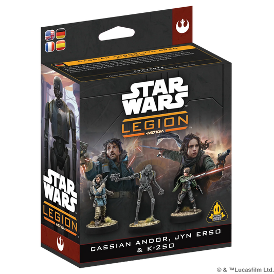Star Wars: Legion – Cassian Andor, Jyn Erso and K-2SO